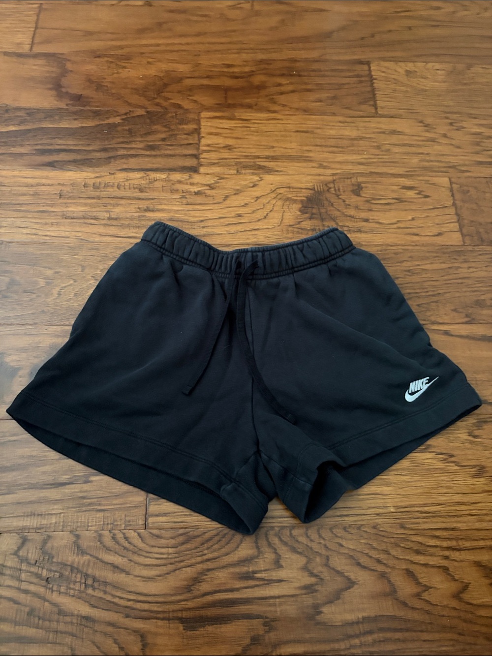 Nike Black Women's Athletic Shorts with Logo